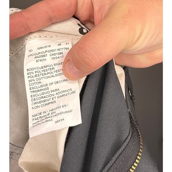 Dickies Dark Gray Straight-Leg Pants 38x34 Great Condition - Picture 3 of 3